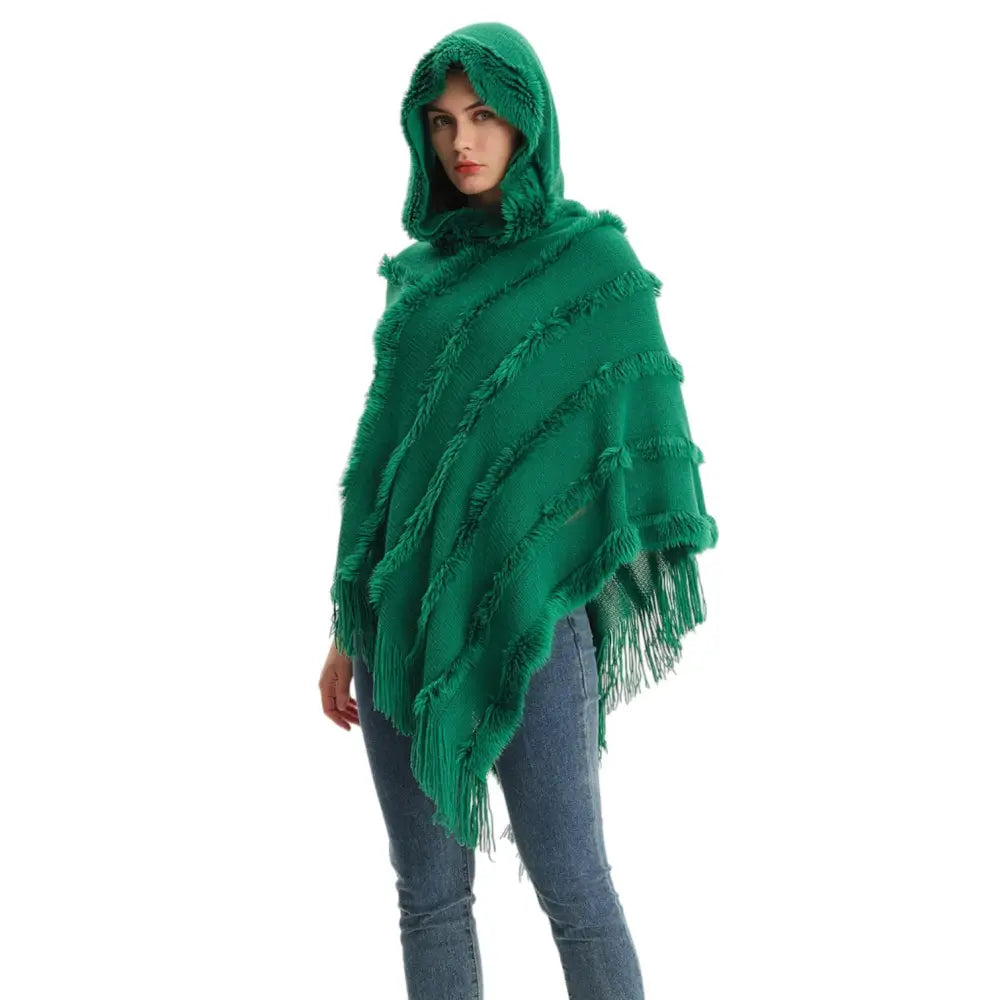 Poncho polaire femme pas cher