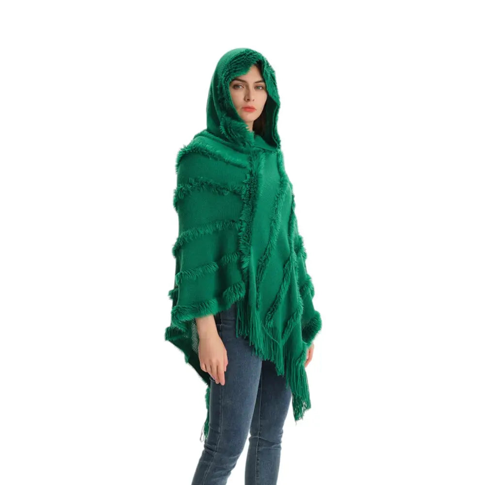 Poncho polaire femme pas cher