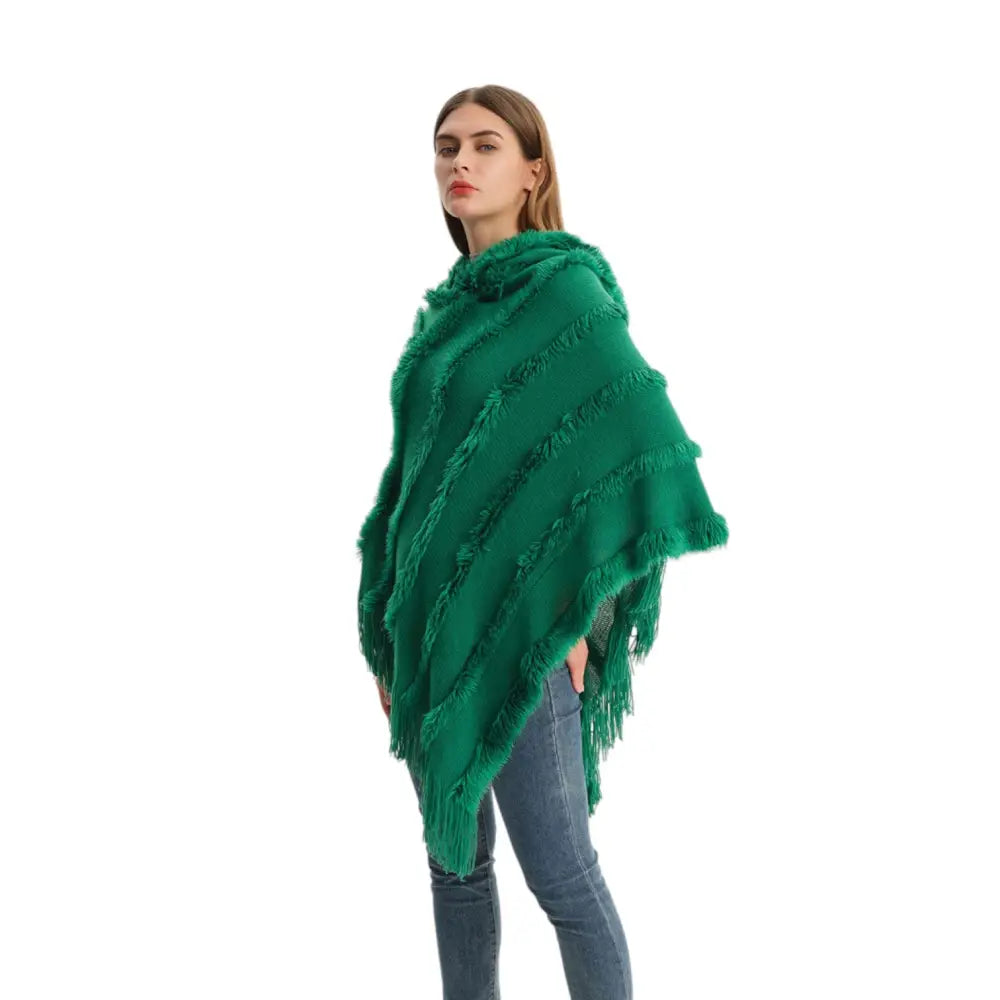 Poncho polaire femme pas cher