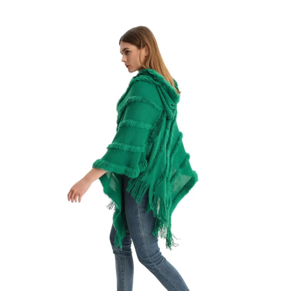 Poncho polaire femme pas cher