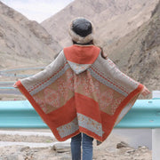 Poncho pour femme ronde