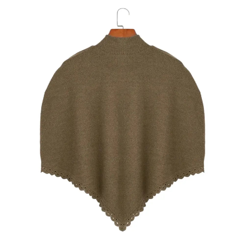 Poncho pure laine homme