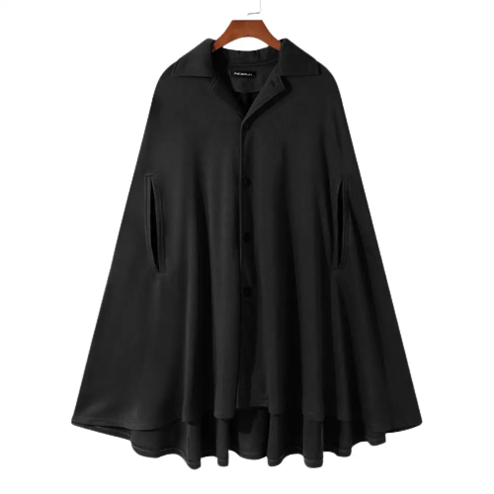 Poncho pure laine homme
