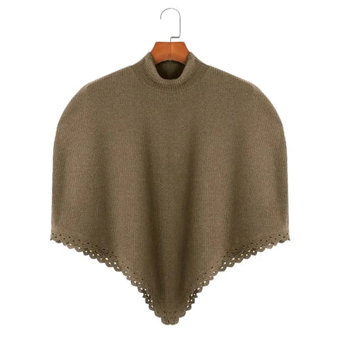 Poncho pure laine homme