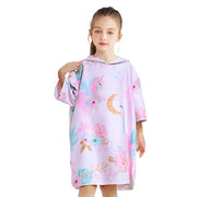 Poncho serviette de plage enfants