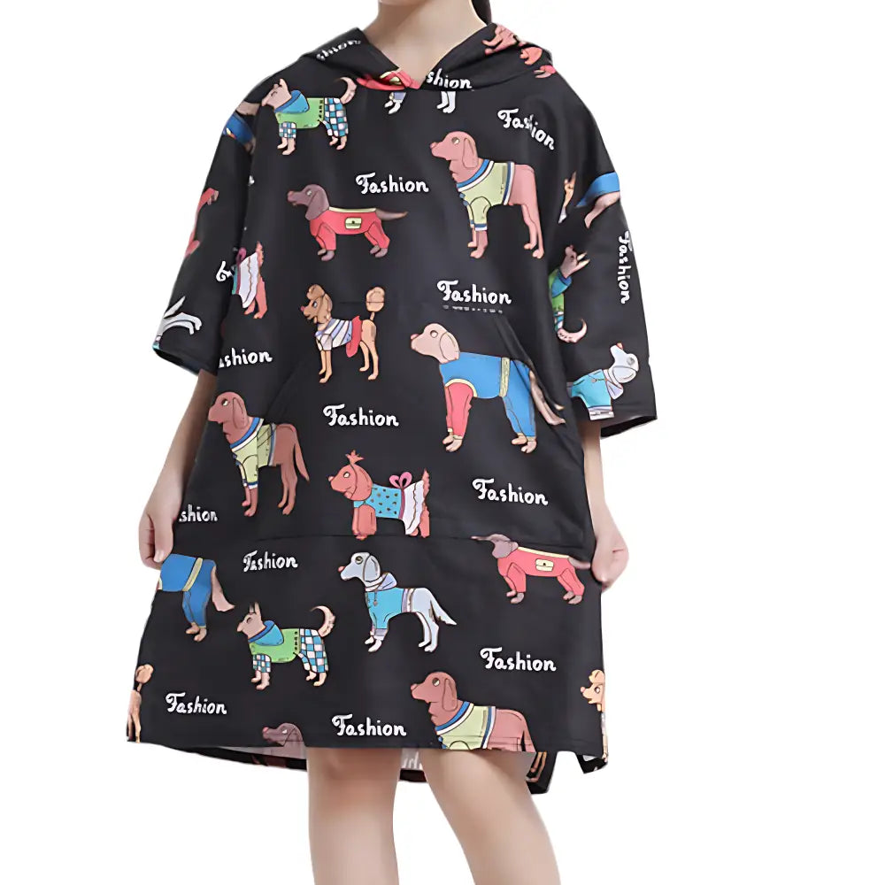 Poncho serviette de plage enfants