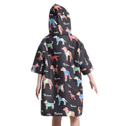 Poncho serviette de plage enfants