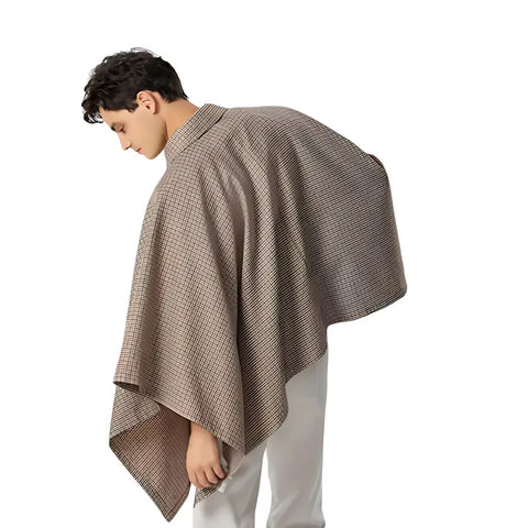 Poncho style homme