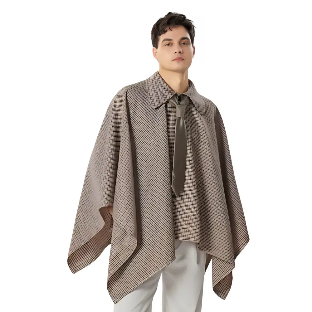 Poncho style homme