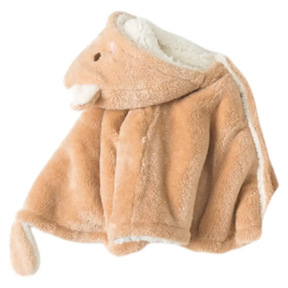 Poncho style polaire enfant