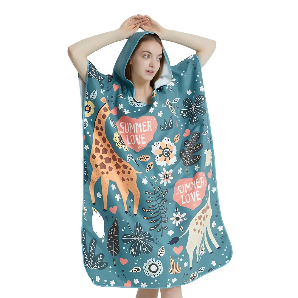 Poncho surf femme