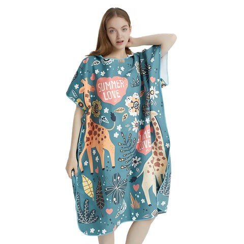 Poncho surf femme