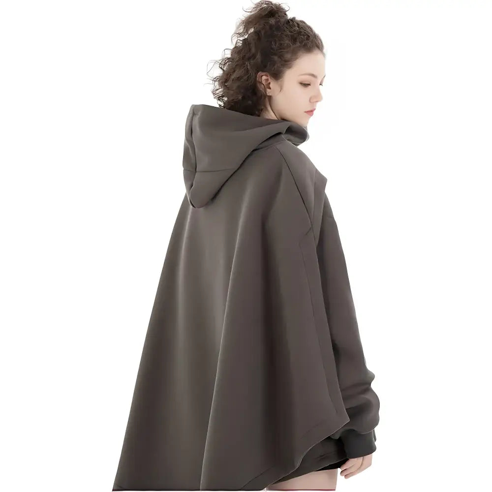 Poncho très chaud femme