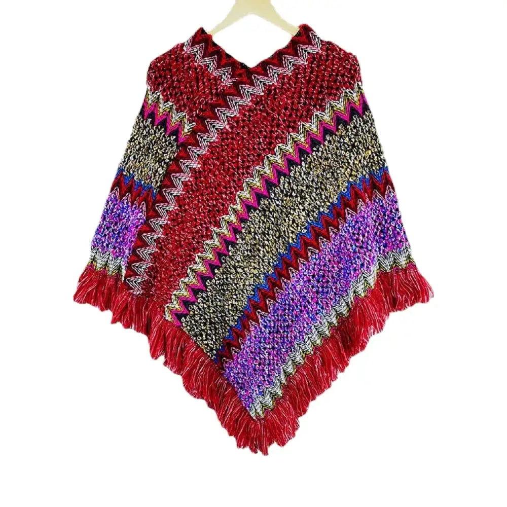 Poncho tricot