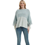 Poncho tricot facile femme