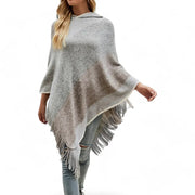 Pull femme poncho