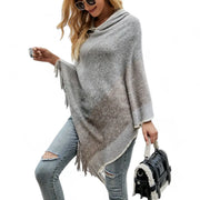 Pull femme poncho