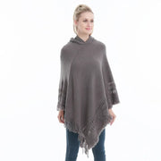 Pull poncho femme hiver