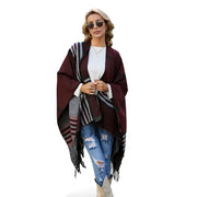 Pull poncho femme hiver stylé