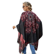 Pull poncho femme hiver stylé