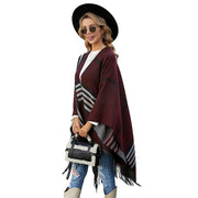 Pull poncho femme hiver stylé