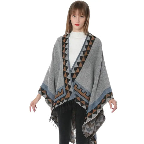 Vintage poncho femme