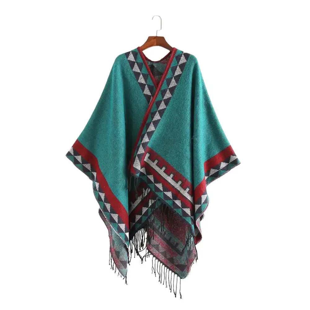 Vintage poncho femme