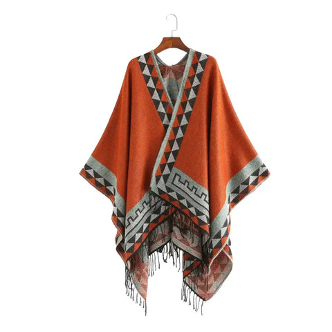 Vintage poncho femme