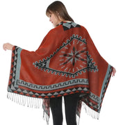 Vintage poncho femme