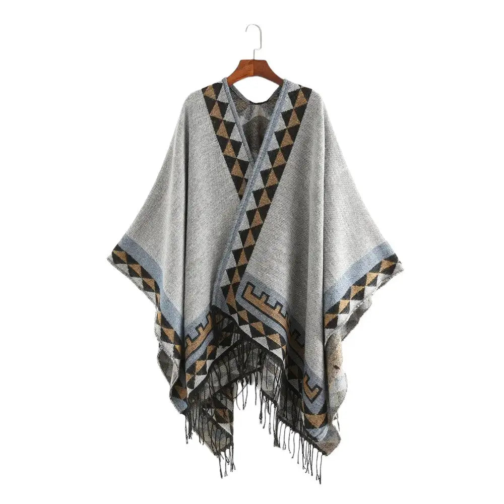 Vintage poncho femme