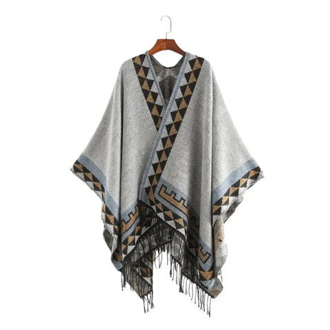 Vintage poncho femme