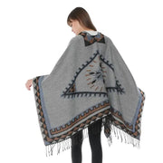 Vintage poncho femme