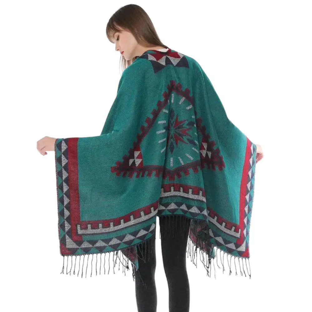 Vintage poncho femme